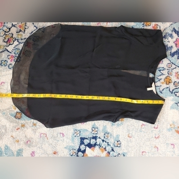 Rebecca taylor semi sheer blouse. Size 6. EUC - Picture 7 of 8